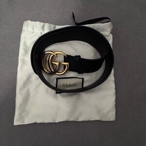 Gucci belt black size 75